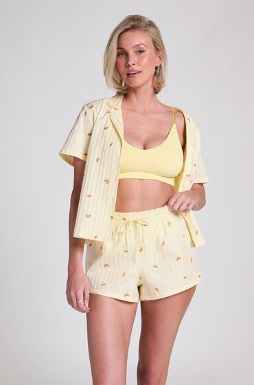 Hunkemöller Shorts Cotton Gul