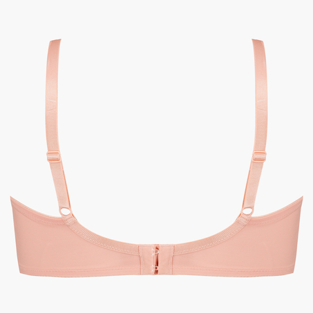 Ikke-formstøbt minimizer bøjle-bh Nina, Lyserød