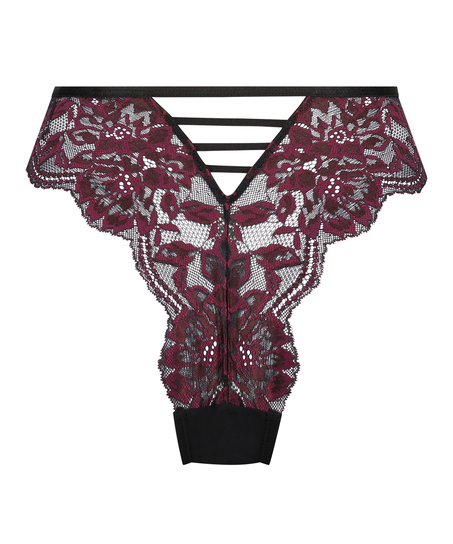 H&oslash;jtaljet brasiliansk trusse Astrid, sort