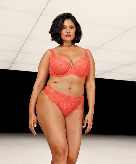 Ikke-formstøbt bøjle-bh Daisy, Orange