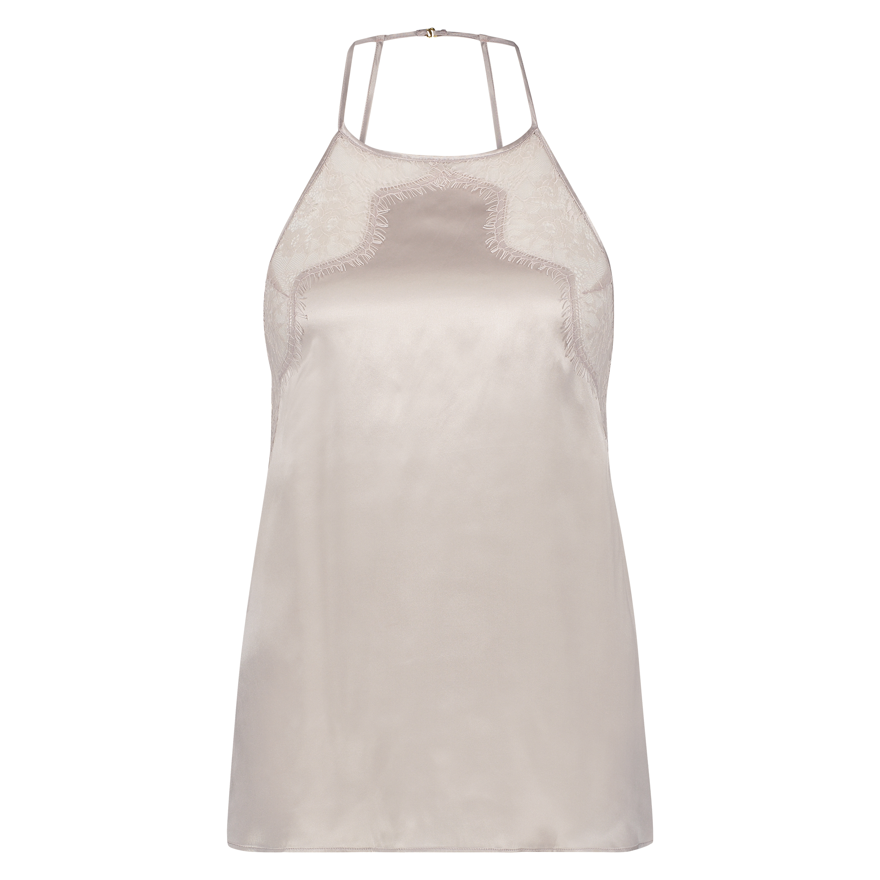 Silke cami-top, Lyserød, main