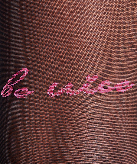 30 Denier selvsiddende strømper Be Nice, Lyserød