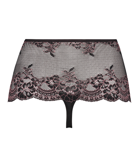 Boxer-streng Doriane Curvy, sort