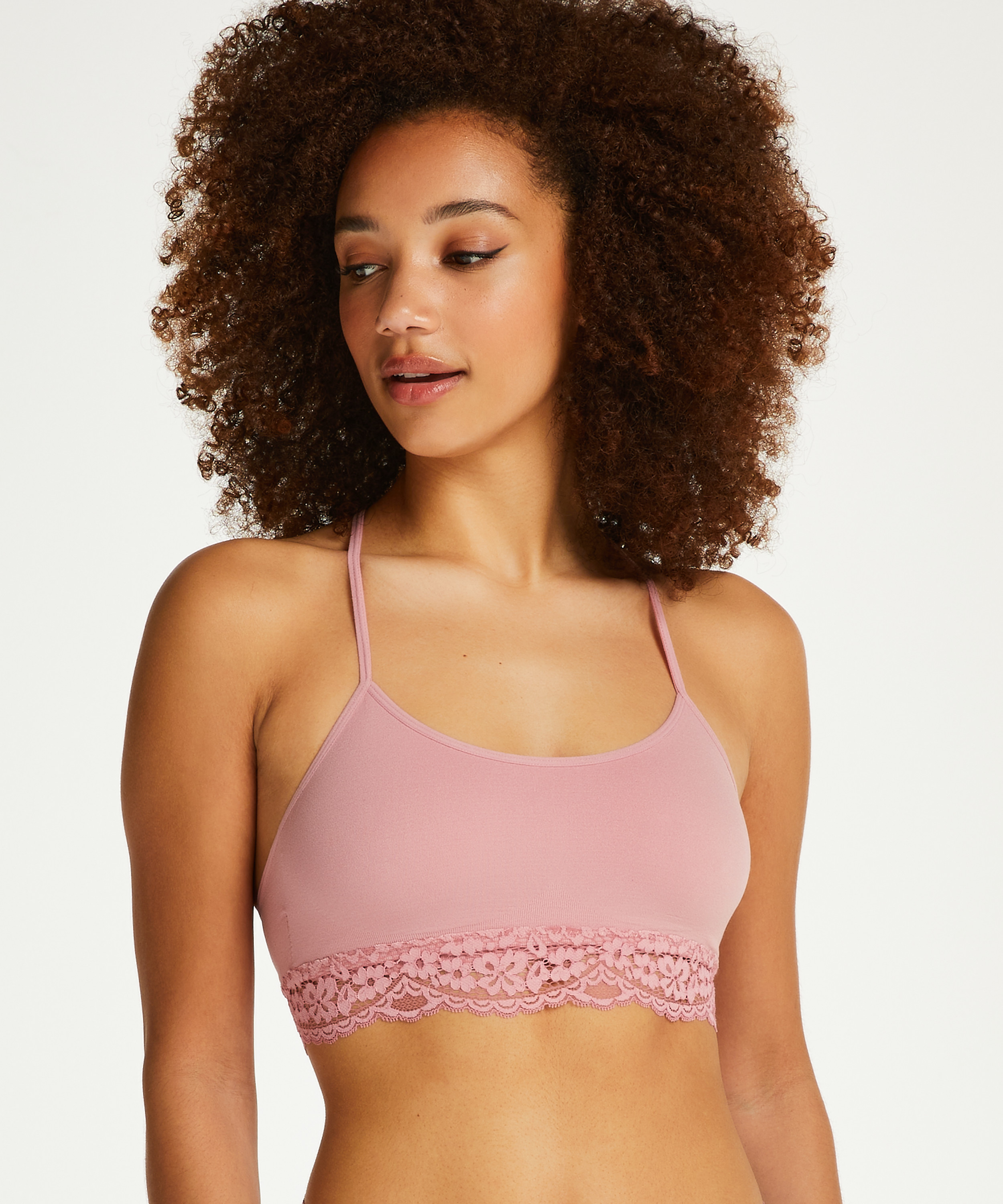 Seamless bralette Marine, Lyser&oslash;d, main