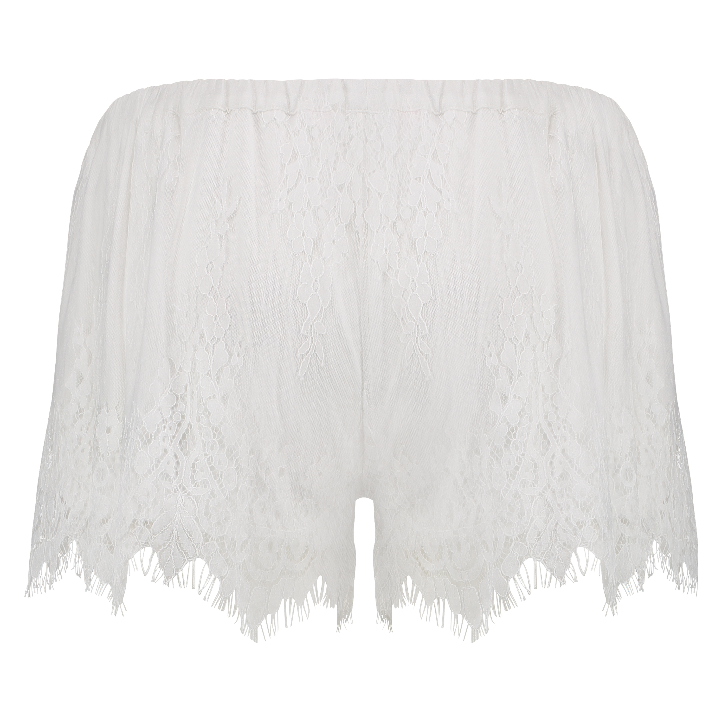 Lace shorts, hvid, main