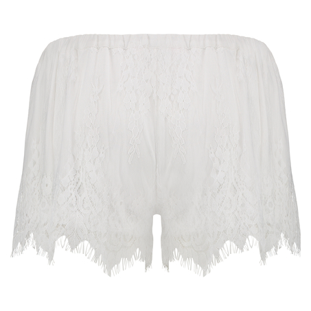 Lace shorts, hvid