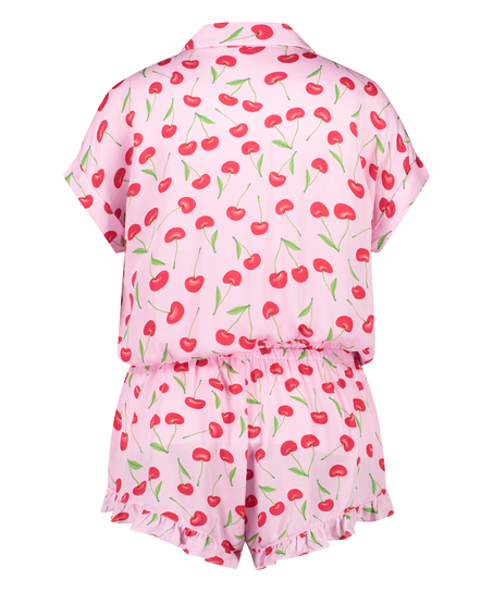 Onesie Teddy Cherry, pink