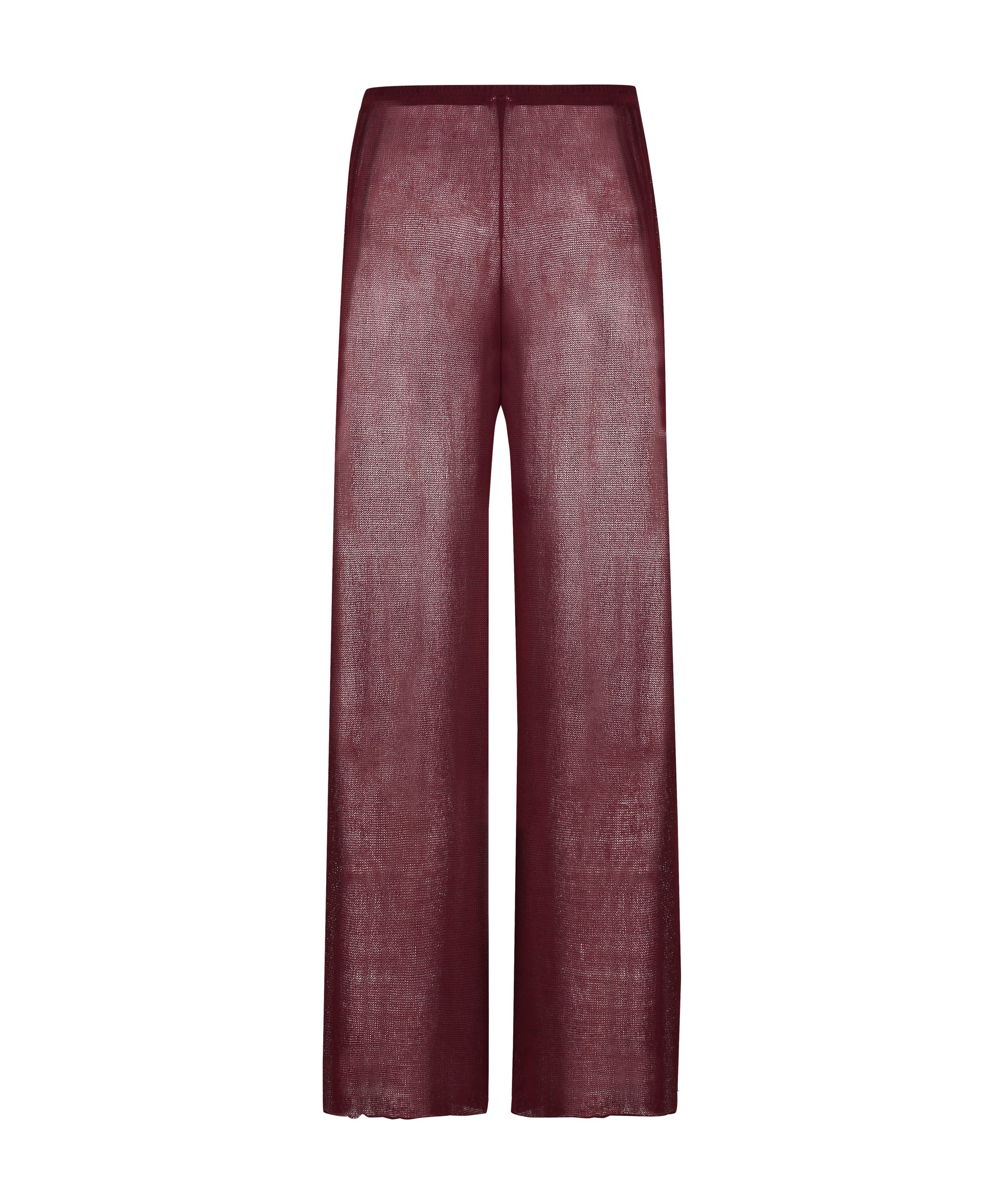 Åben strikket strandbuks, rød, main