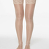Stay-ups 15 Denier Lace Anti Ladder, Beige