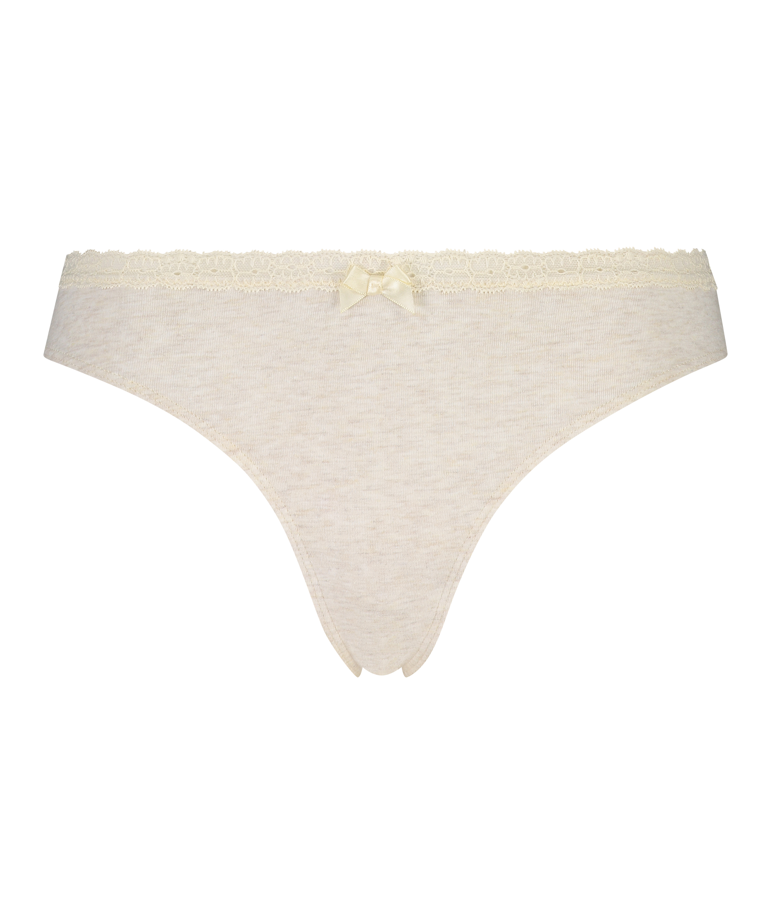G-streng Bomuld, Beige, main