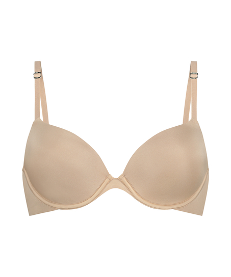 Formstøbt bøjle-bh Transparant Back Multiway, Beige
