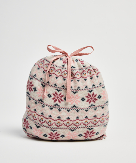 Pyjamasæt med taske, Beige