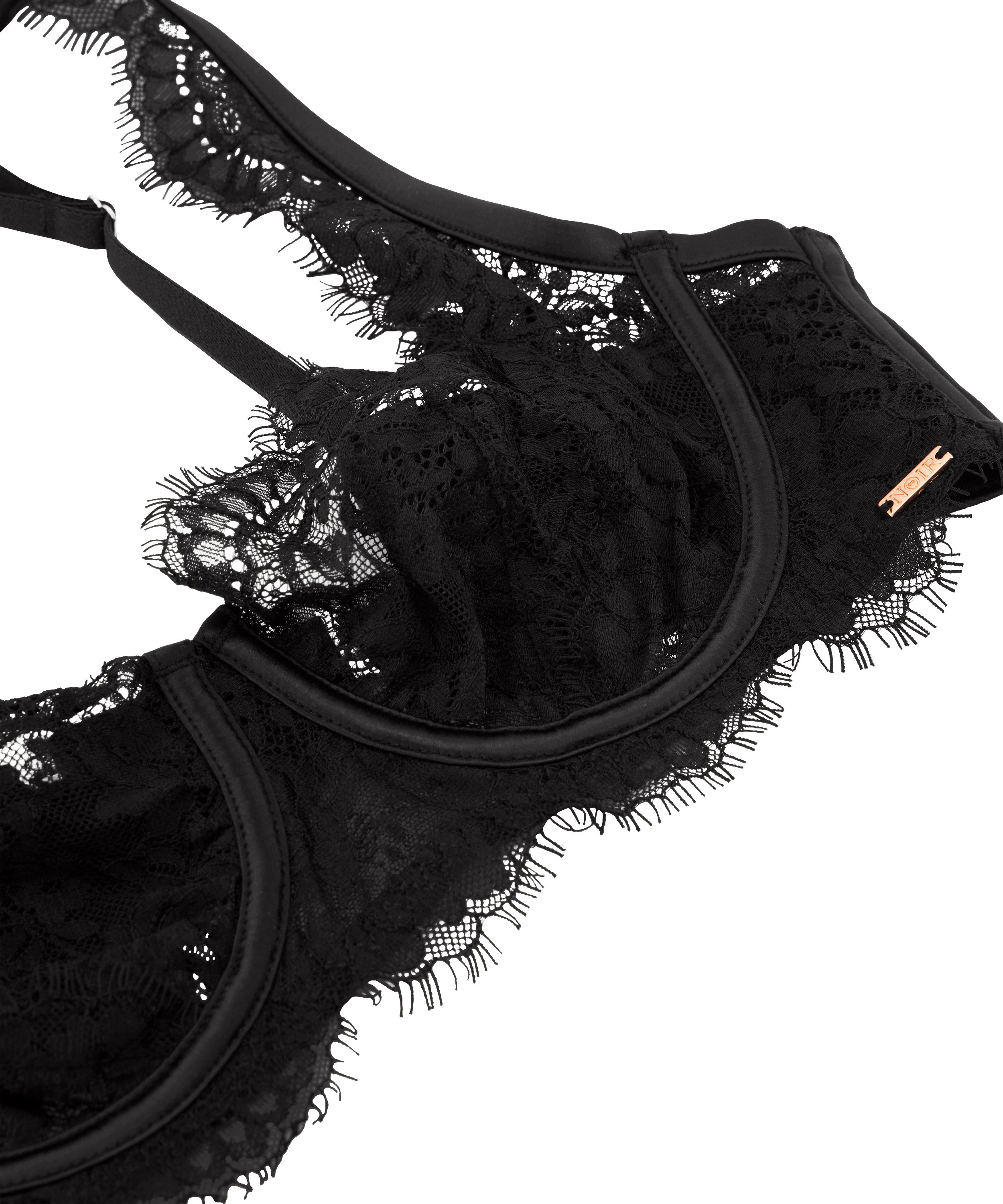 Ikke-formstøbt bøjle-bh Chalice, Sort, main