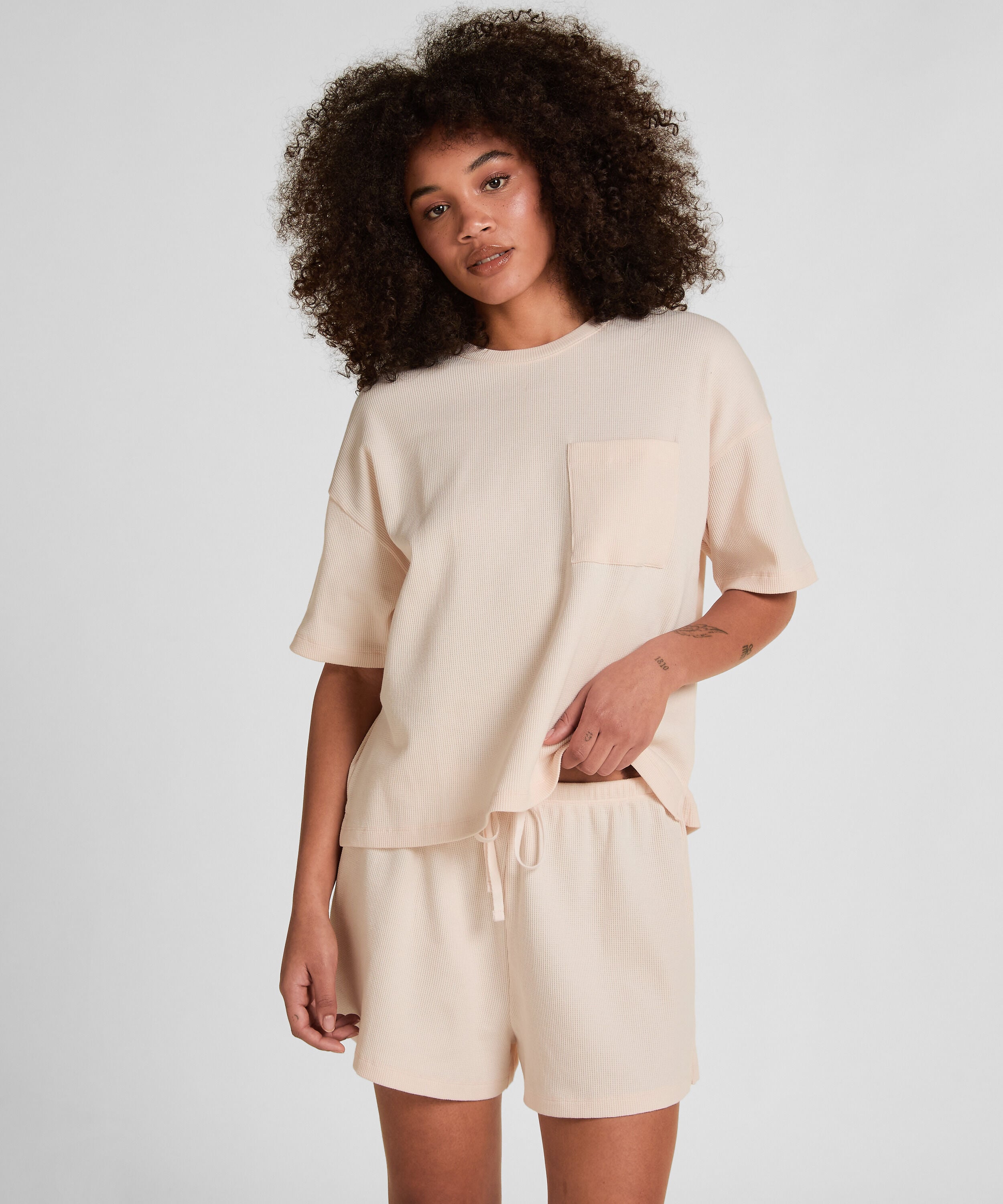 Short Waffle, Lyserød