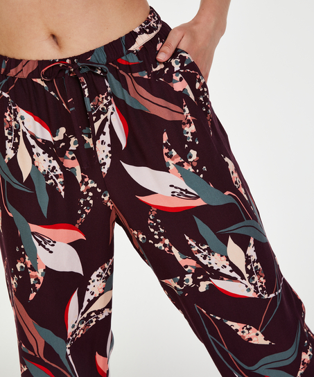 Pyjamasbukser Woven, r&oslash;d