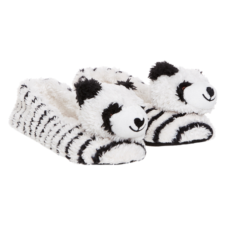 Ballerina slippers Animal Panda, hvid