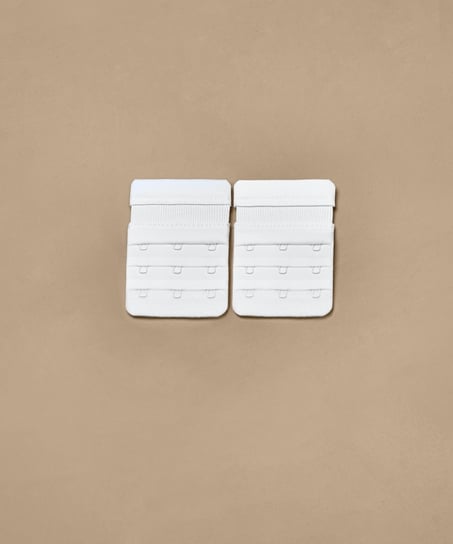 2-pak bh-forl&aelig;ngere, Hvid