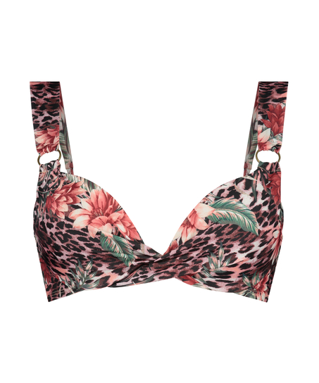 Push-up bikinitop Animalia Rose, Brun
