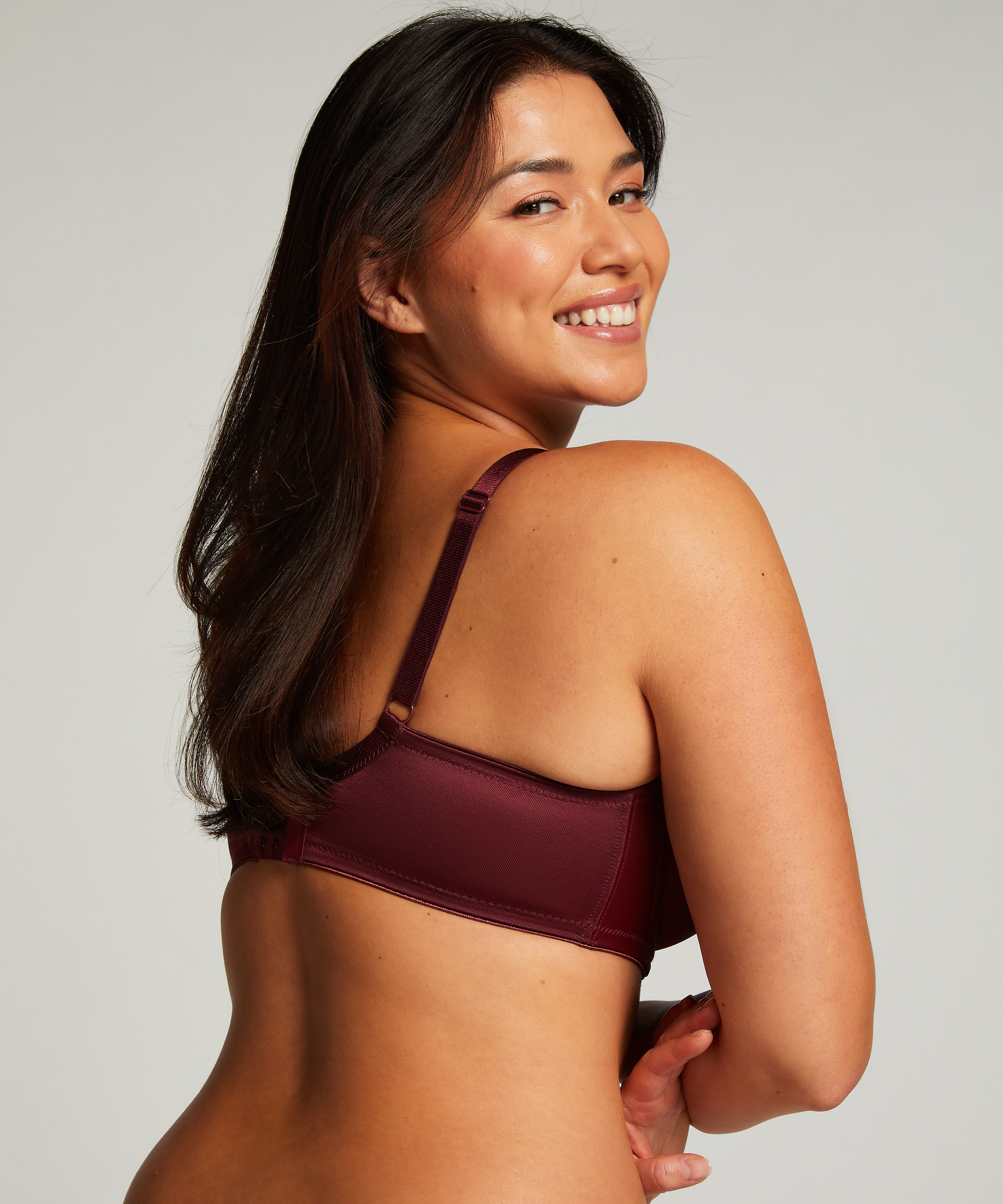 Ikke-formstøbt minimizer bøjle-bh Nina, Lilla, main