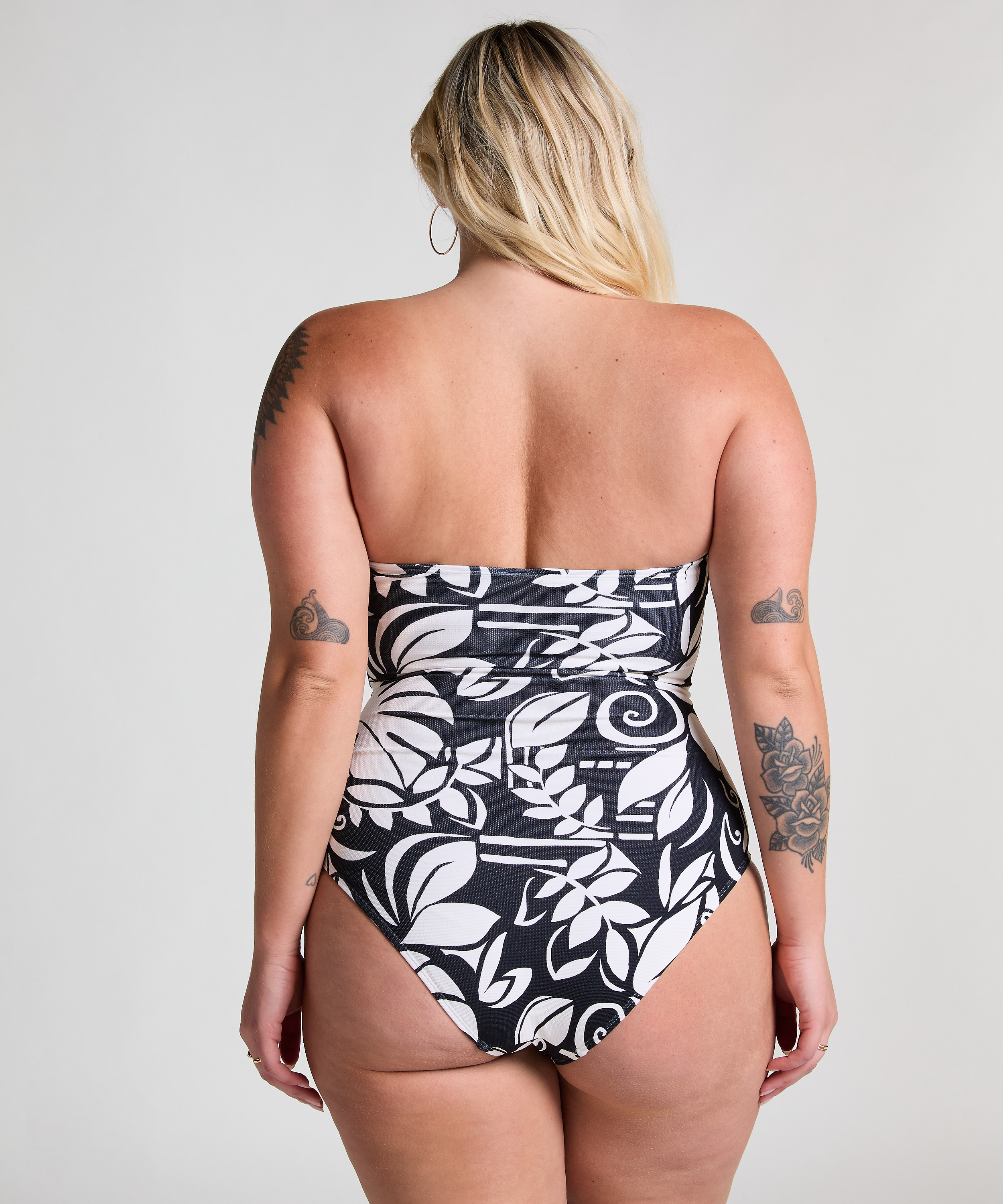 Bandeau badedragt Mauritius, sort, main