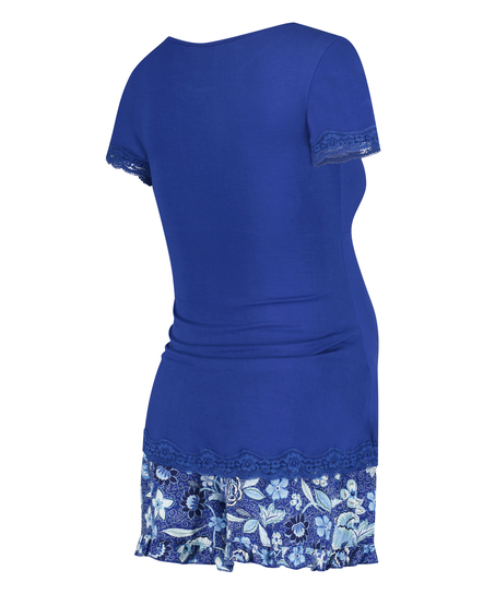 Pyjamassæt til amning, Blå