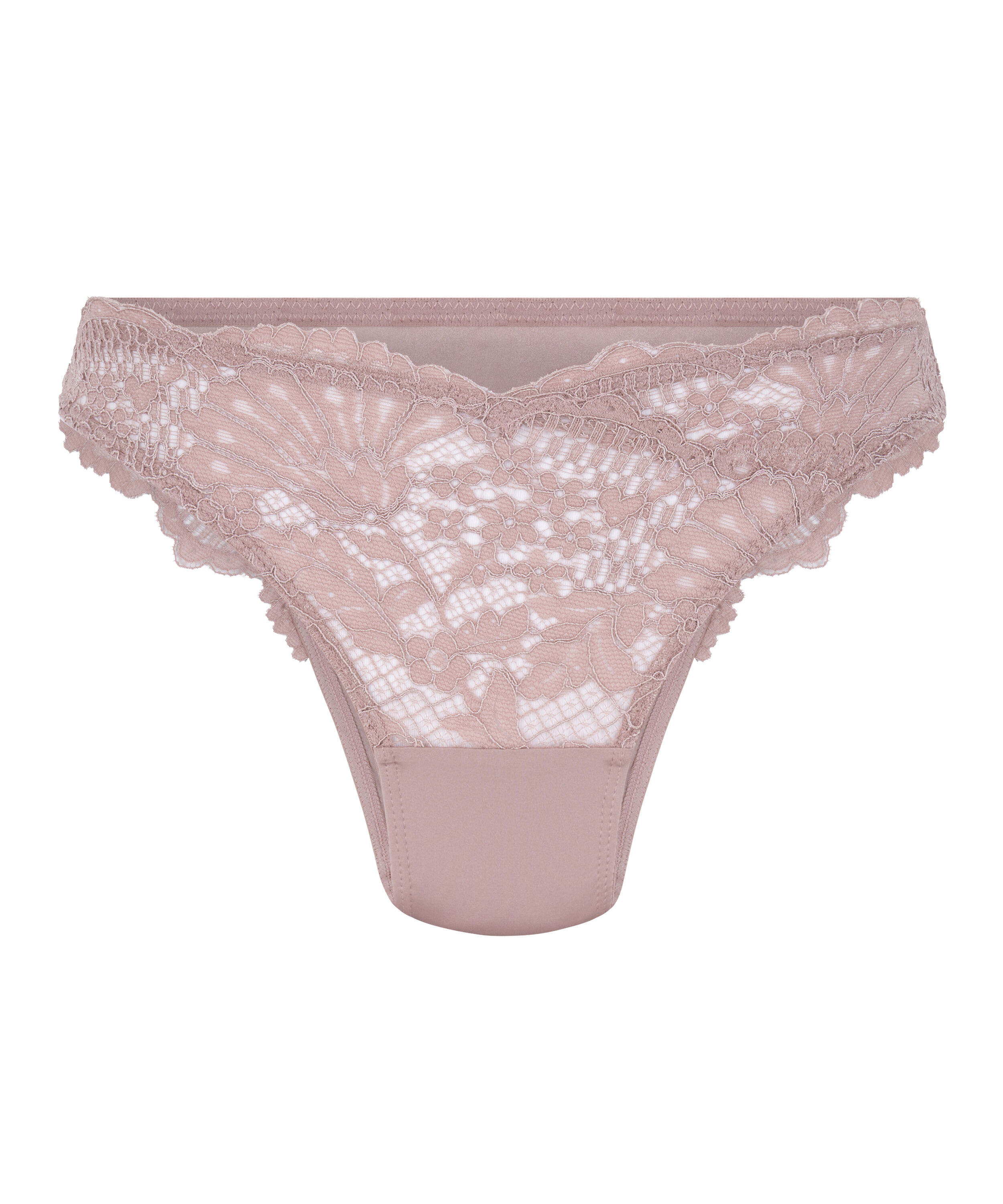 Essie brasiliansk trusse med h&oslash;j benudsk&aelig;ring, Lilla