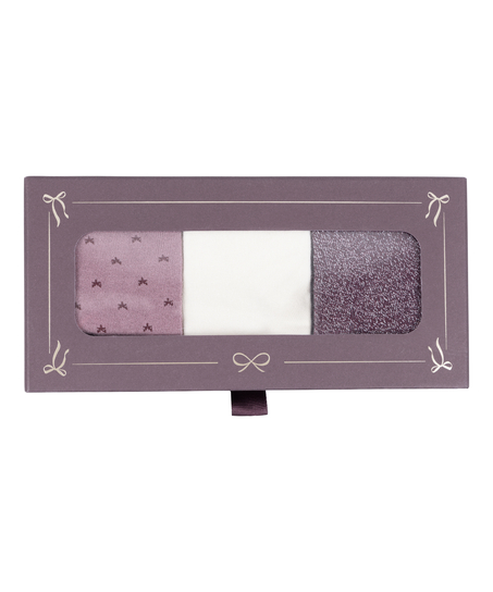 3 par Str&oslash;mper Giftpack, Hvid