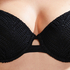 Bikini Top h&aelig;klet, Sort