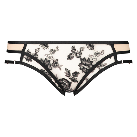 Dahlia brasiliansk med åbning bagpå, sort