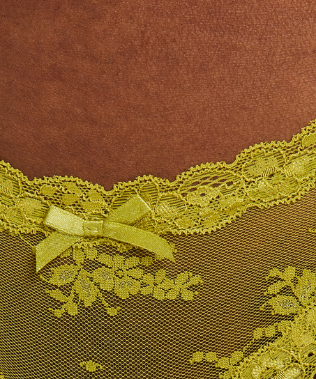 Brasiliansk trusse V-shape Mesh, Gr&oslash;n