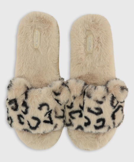 Slippers Animal, Grå