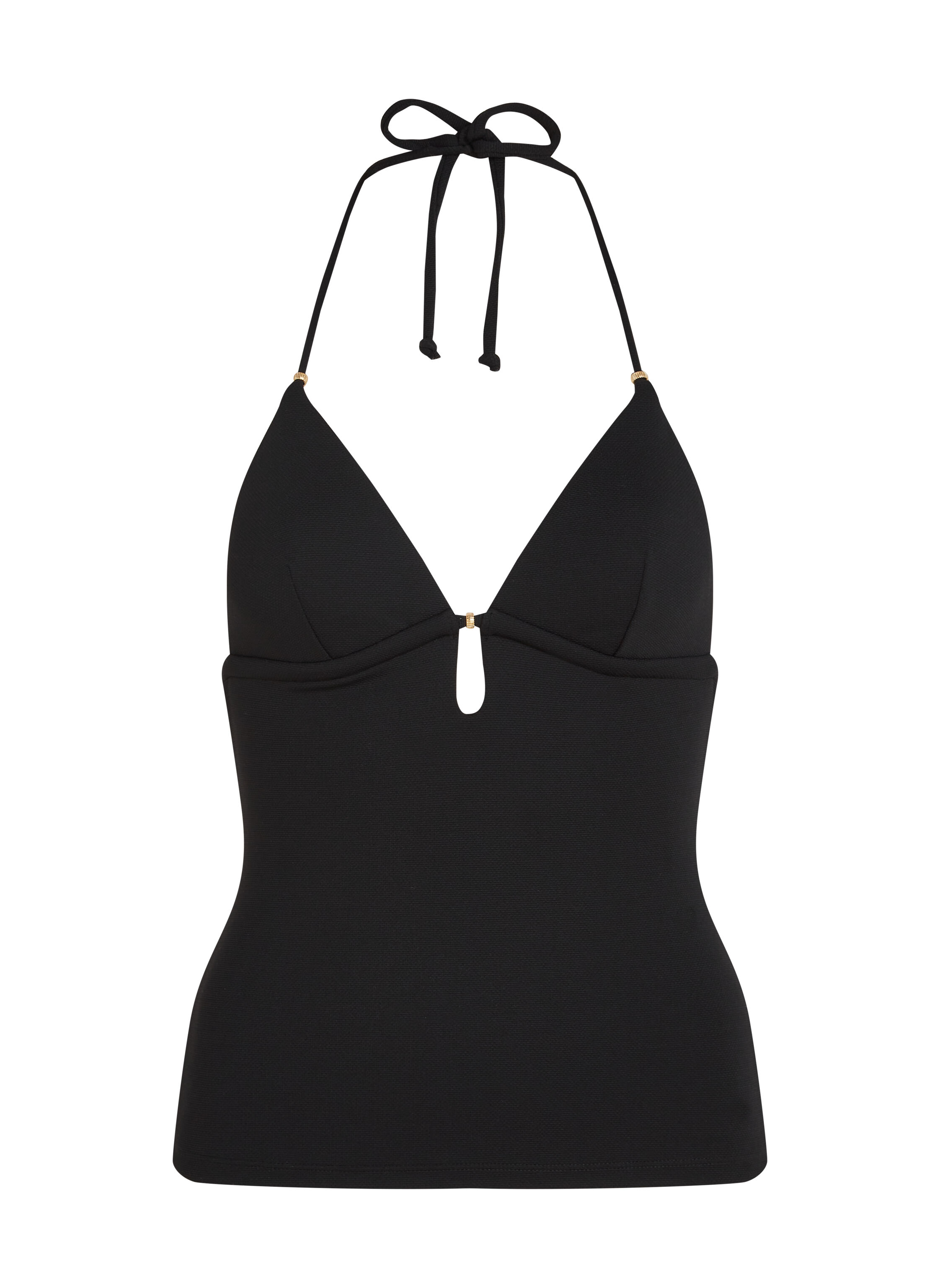 Formende Holbox tankini, Sort