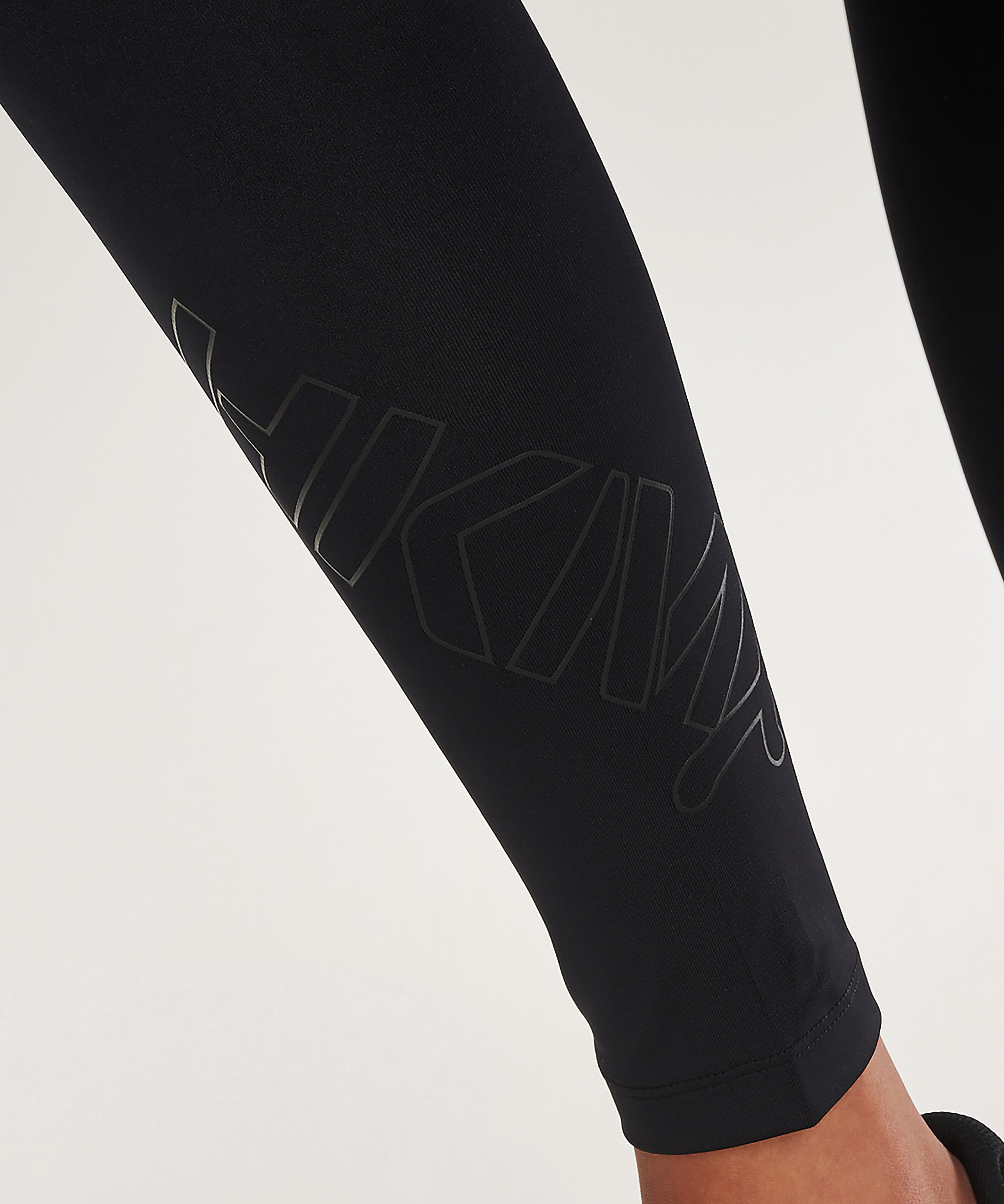 HKMX High waisted sport leggings, sort, main