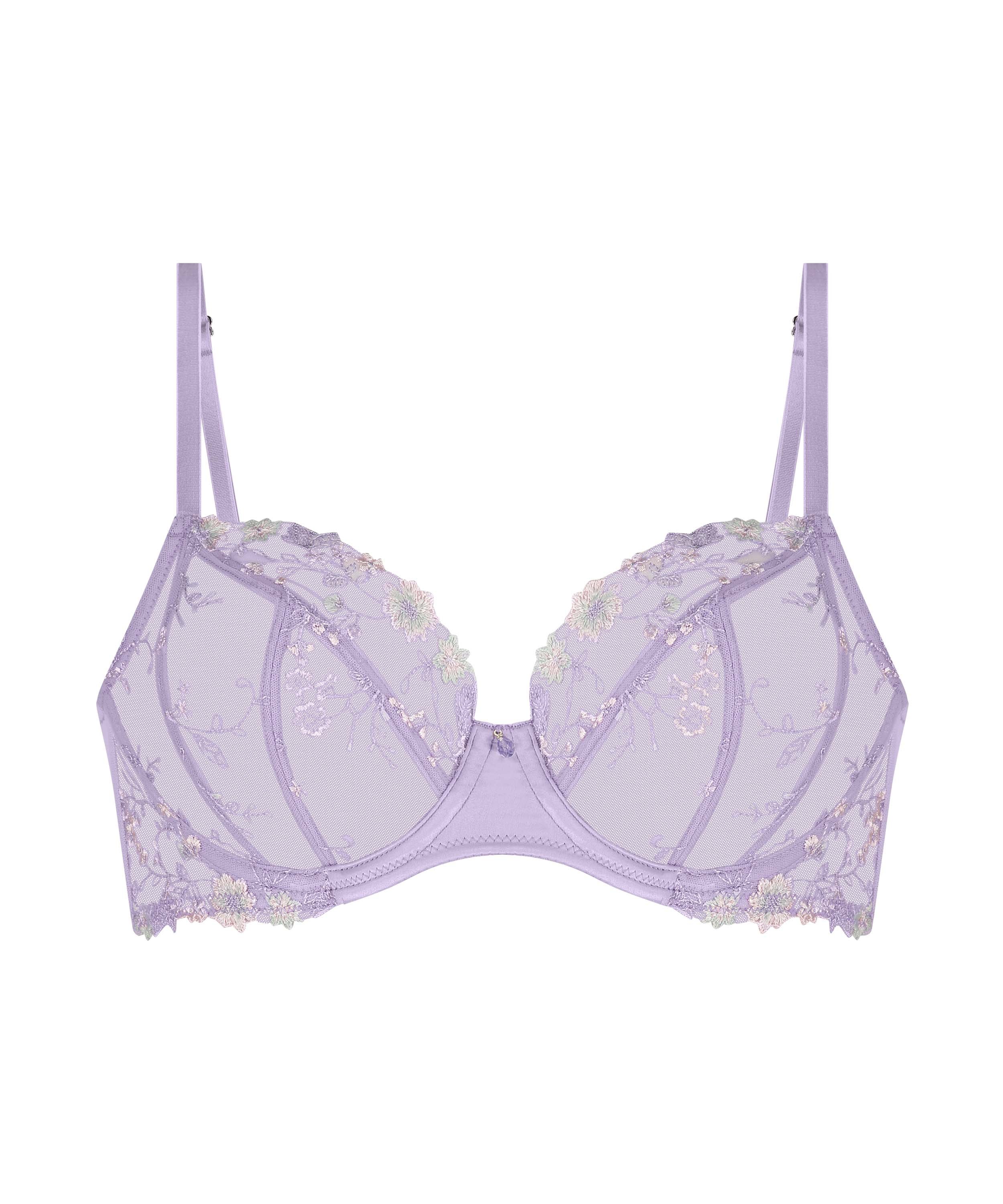 Ikke-formstøbt bøjle-bh Lillia, Lilla, main