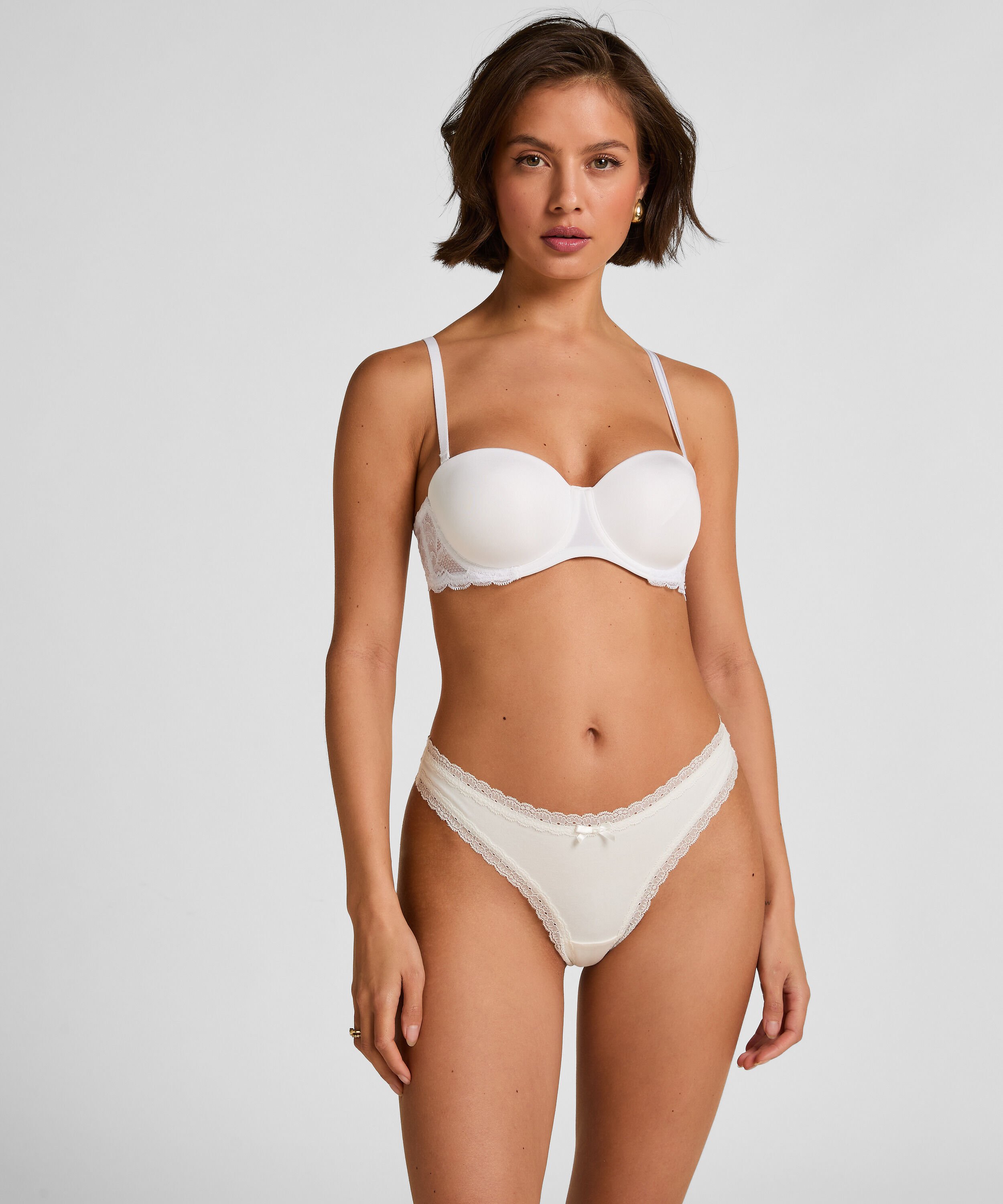 Georgia g-streng, Hvid