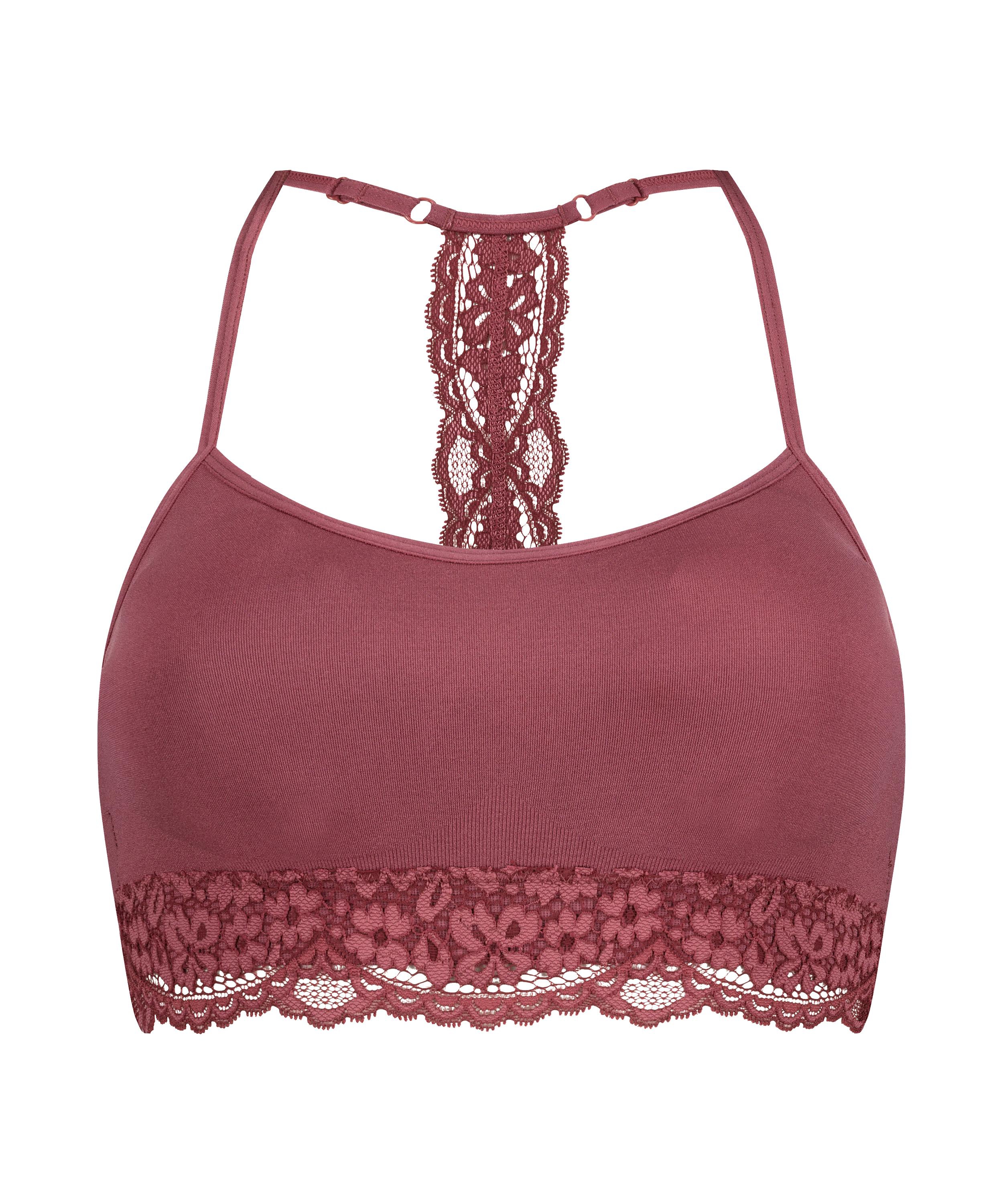 Seamless bralette Marine, R&oslash;d, main