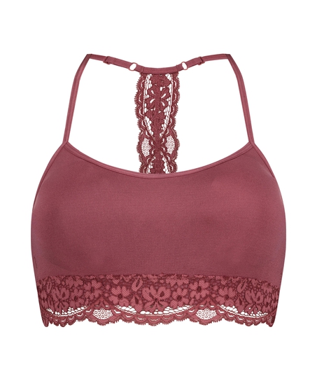Seamless bralette Marine, R&oslash;d