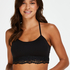 Seamless bralette Marine, Sort
