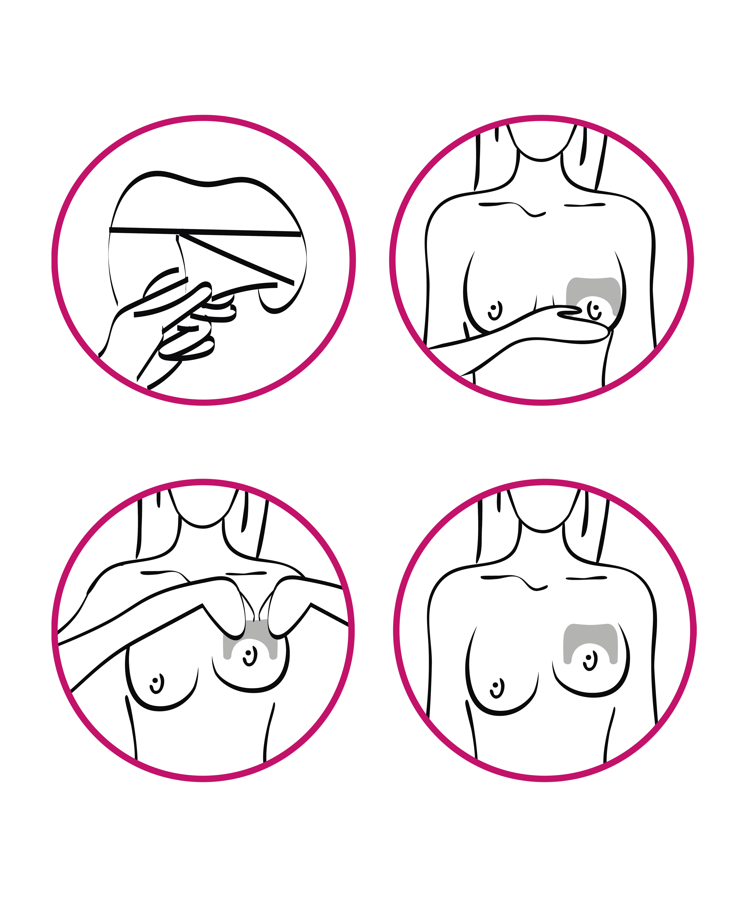 2-pack brystvorte-cover med lifting, Beige, main