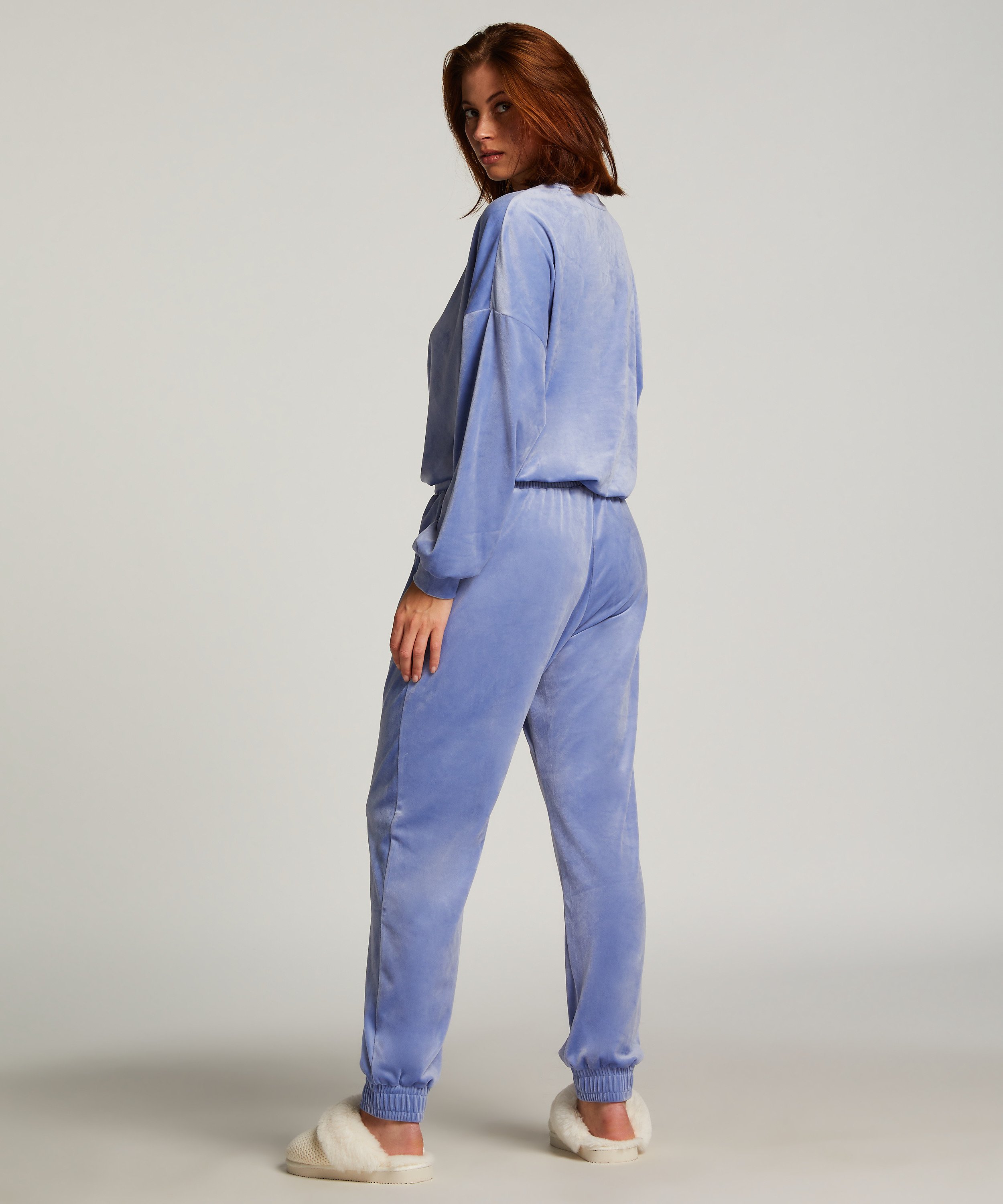 Velourtop, Blå, main