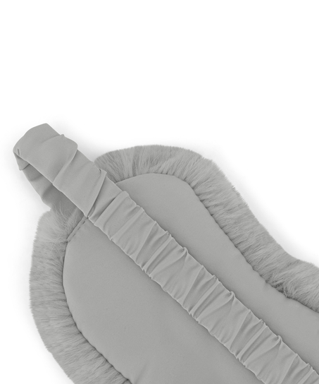 Varmedunk Sovemaske Set, Grå