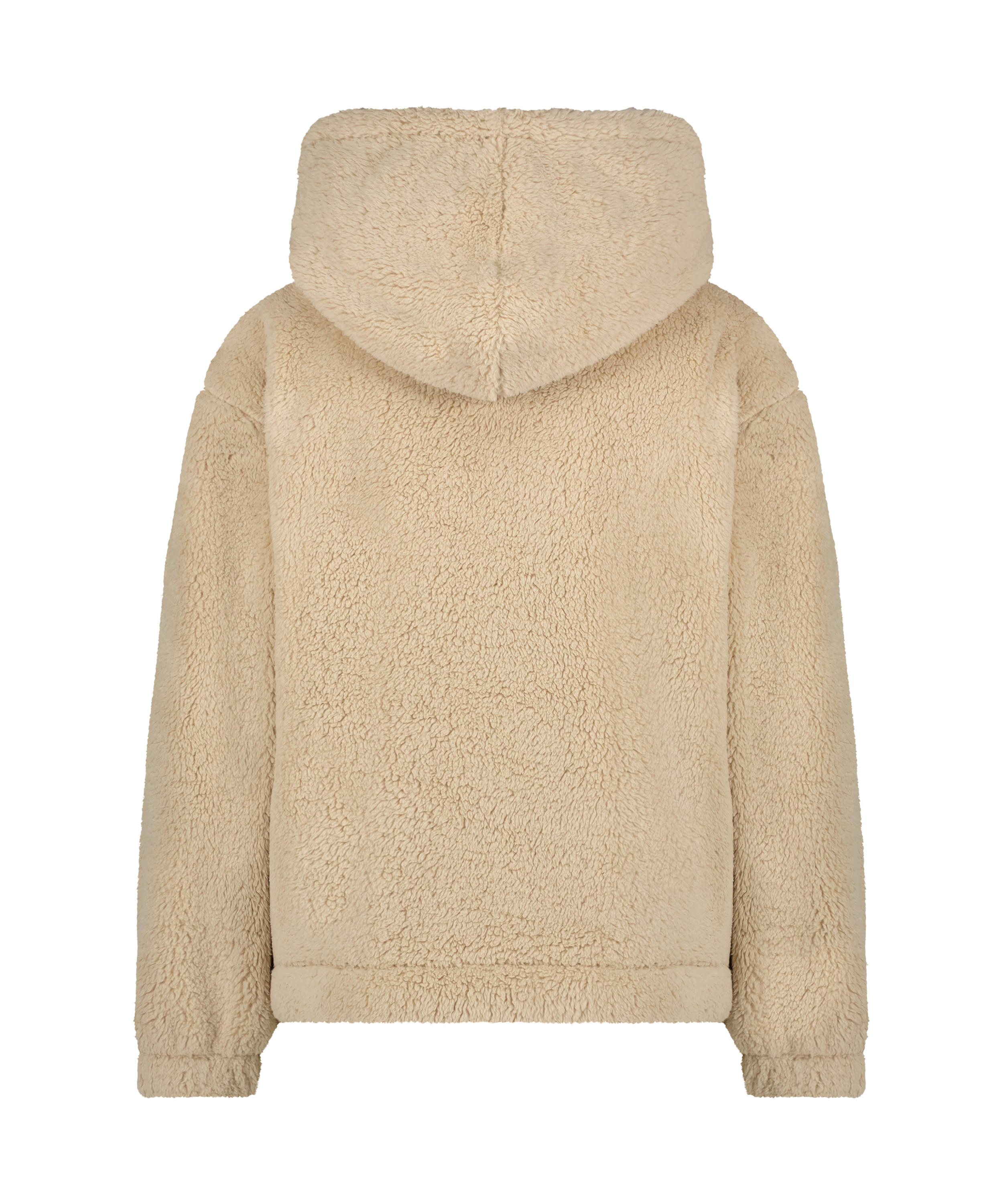 Hættetrøje Fleece Snuggle, Beige, main
