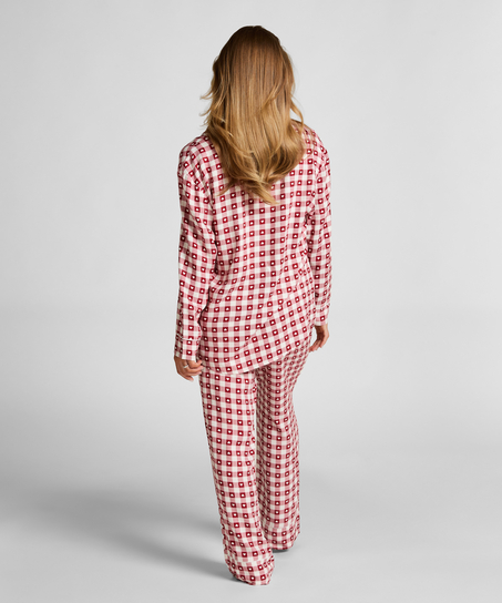 Pyjamas i twill, Rød