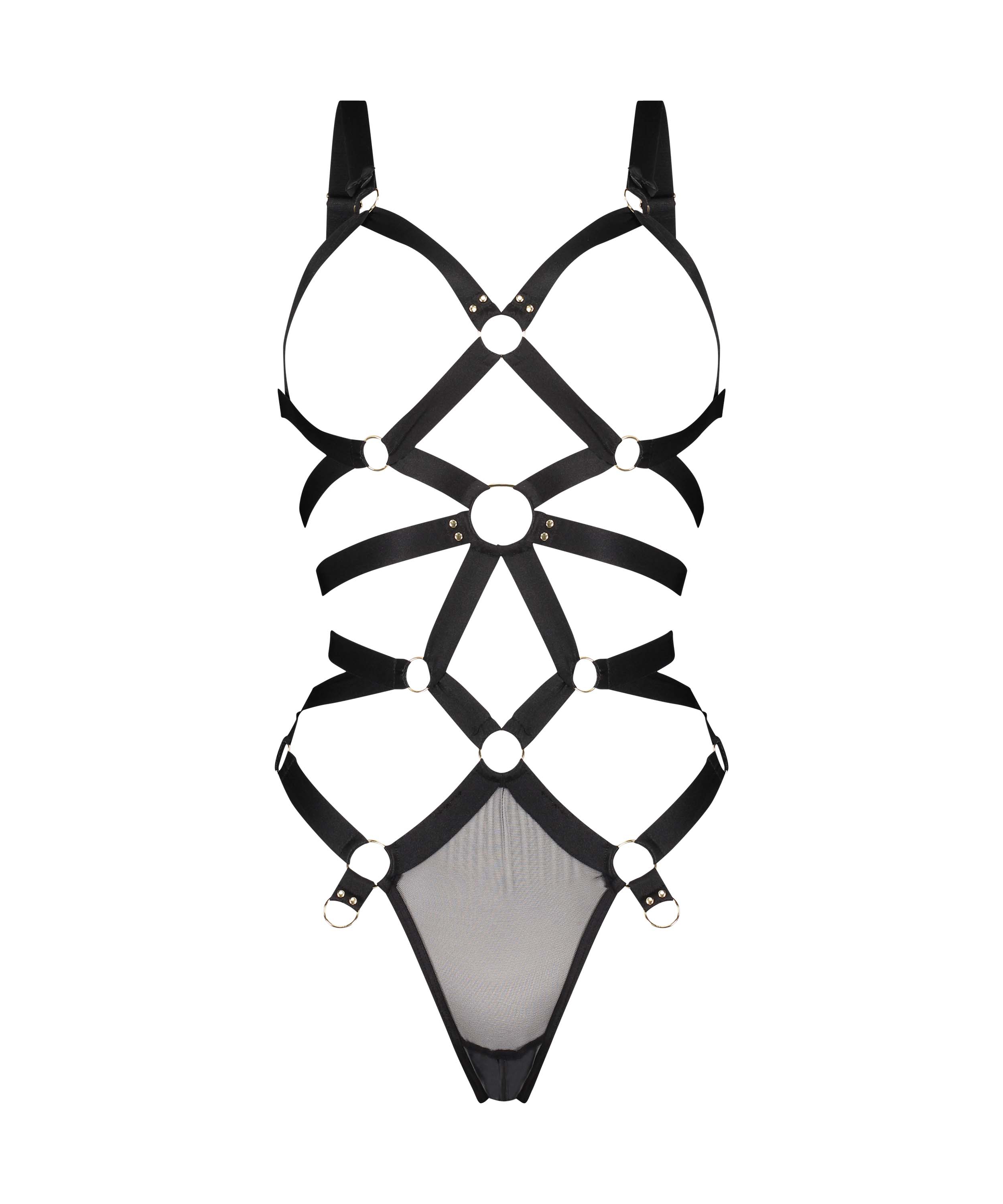 Private body med &aring;bent skridt Jesse, sort, main