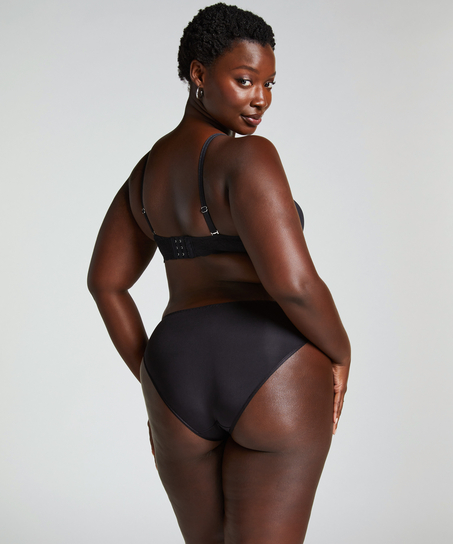 Angie trusser, pakke med 2 stk., Sort