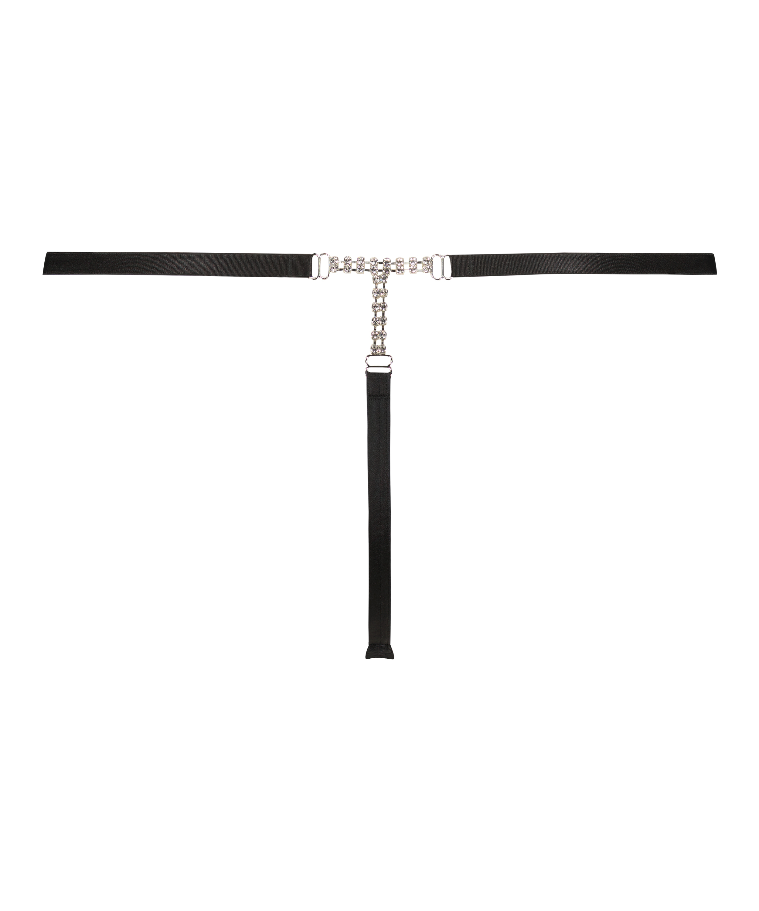 G-streng Donna Sparkle, sort, main