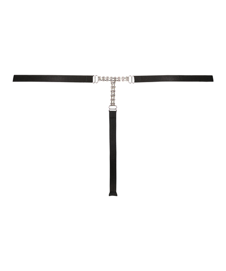 G-streng Donna Sparkle, sort