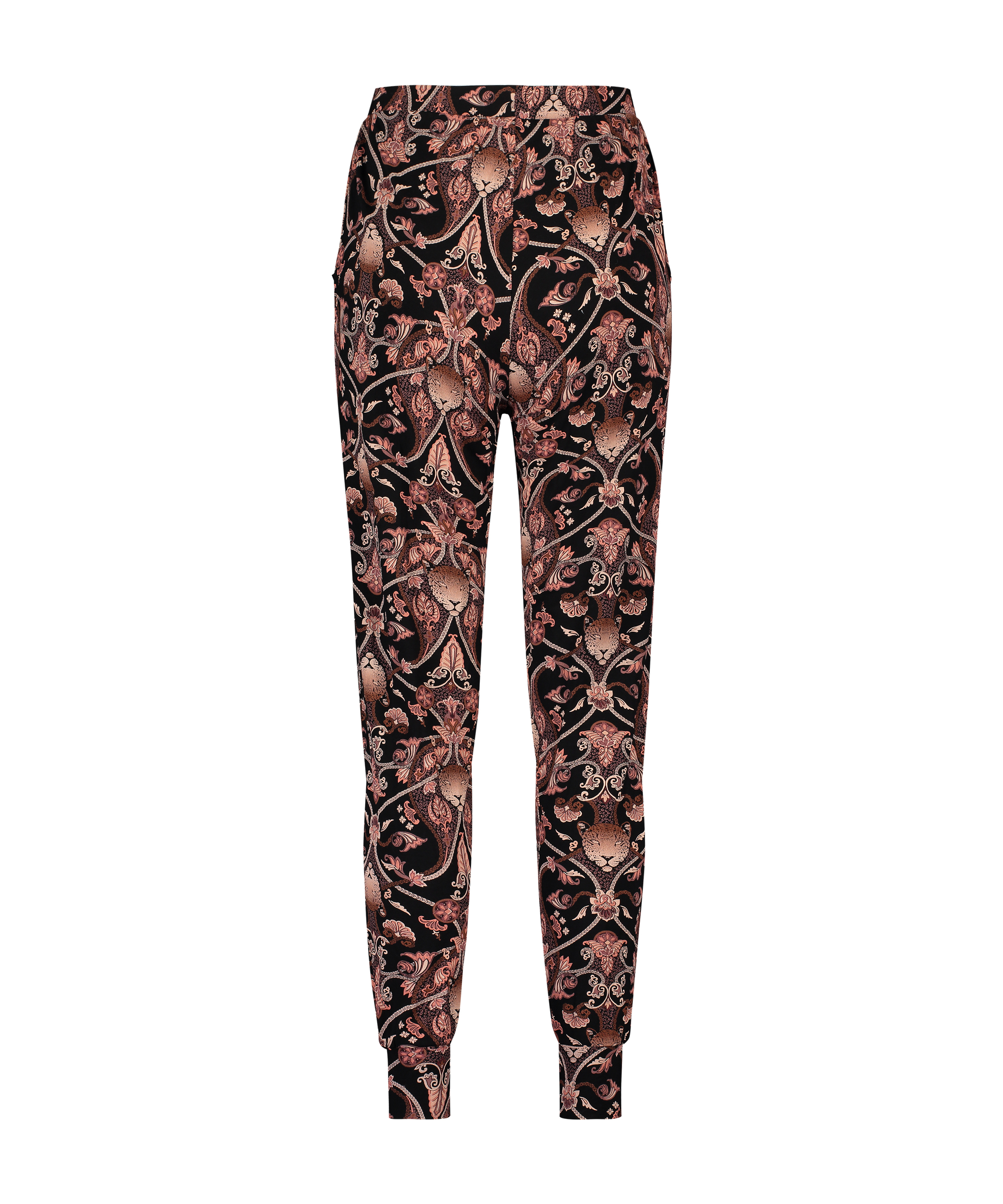 Jersey pyjamasbukser, sort, main