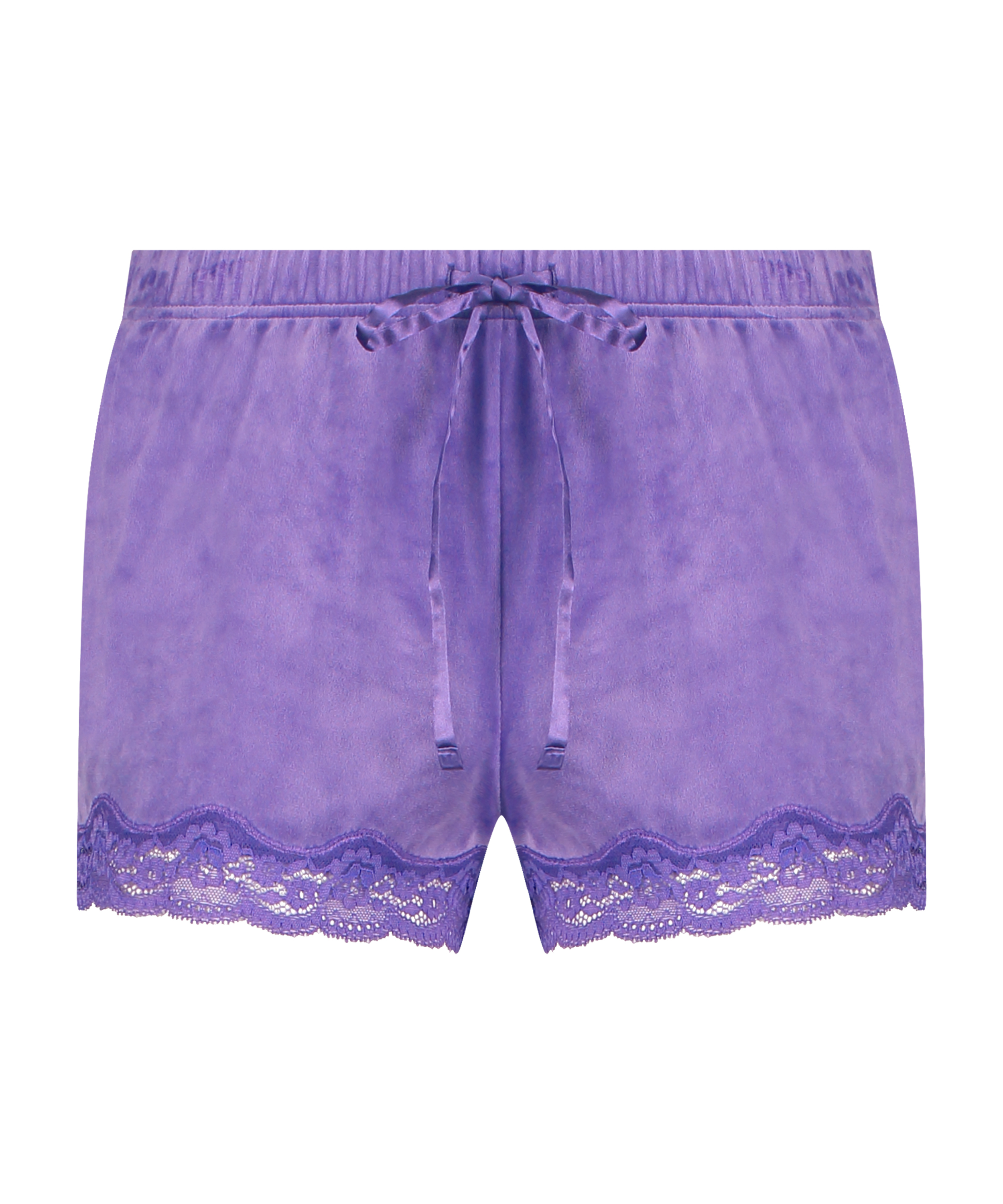 Shorts velour Lace, Lilla, main