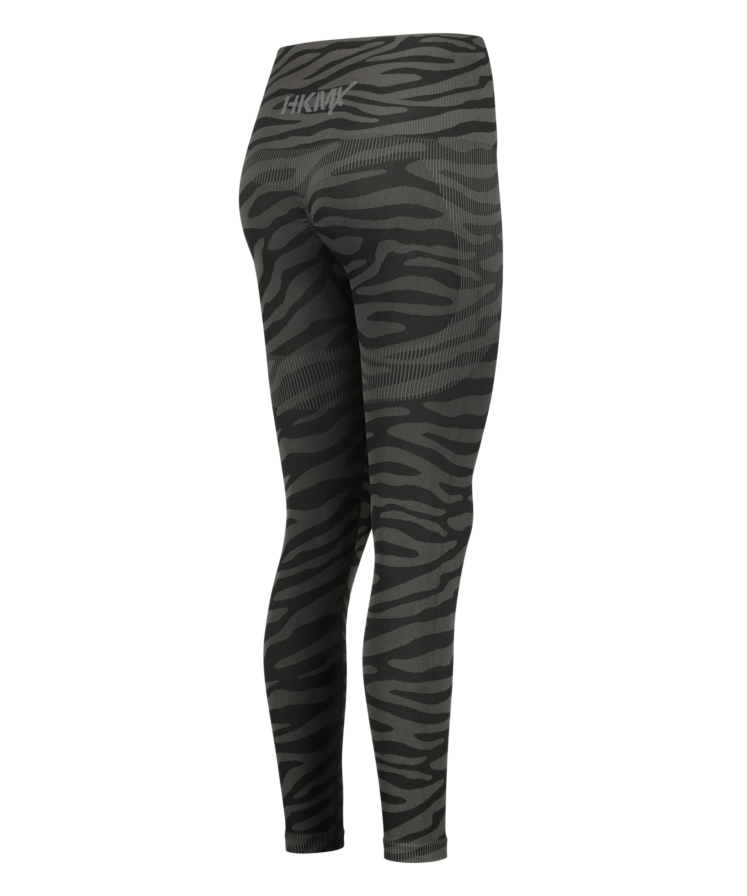 HKMX s&oslash;ml&oslash;se sportleggings med h&oslash;j talje, Sort, main